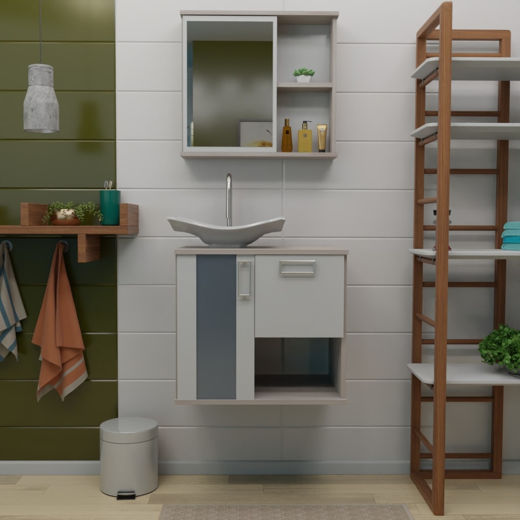 Conjunto Florence Elmo Natural Branco