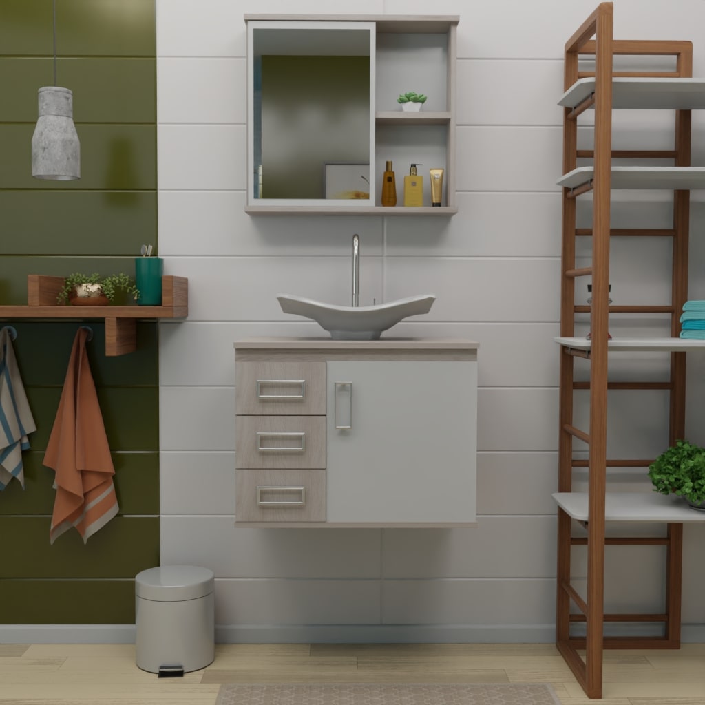 Conjunto Pérola Elmo Natural Branco